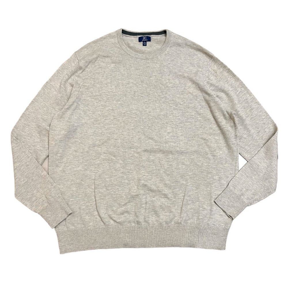 George Men's Size XL 46-48 Crew Neck Sweater Oat Heather NWT
